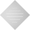 Ekena Millwork Diamond Surface Mount PVC Gable Vent: Non-Functional, w/ 3-1/2"W x 1"P Standard Frame, 28"W x 28"H GVPDI28X2801SN - alternate 5